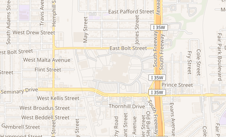 map of 4200 South Fwy 1318 Fort Worth, TX 76115