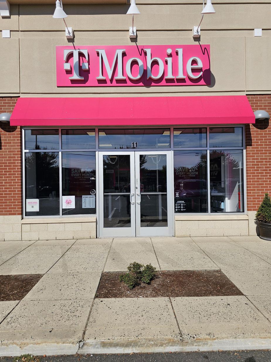 Exterior photo of T-Mobile Store at Russell St Plaza, Hadley, MA
