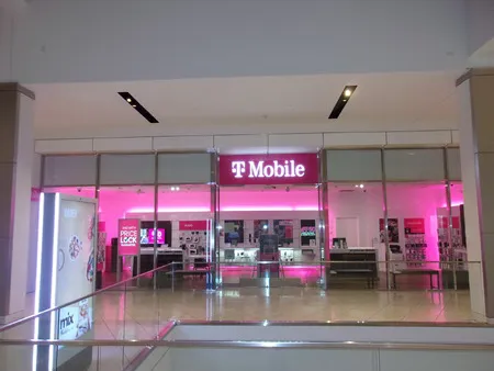  Exterior photo of T-Mobile Store at Valley Fair Mall, Santa Clara, CA 