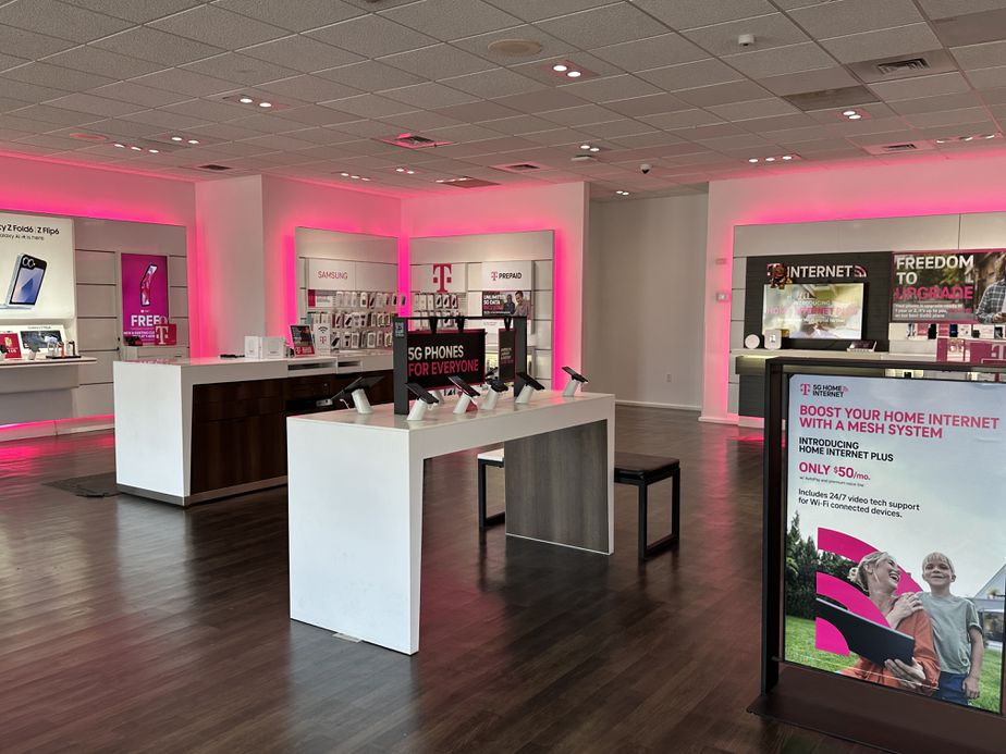 Interior photo of T-Mobile Store at Rt 18 & Hope Street, East Brunswick, NJ