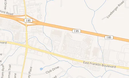 map of 2930 E Franklin Blvd 37 Gastonia, NC 28056