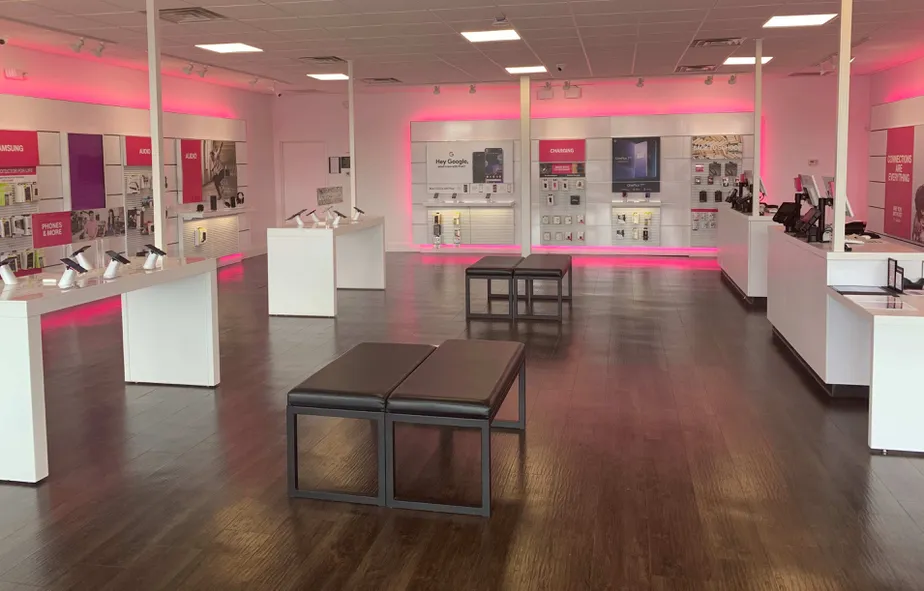 Interior photo of T-Mobile Store at Grant Ave & Mcintosh Dr, Auburn, NY