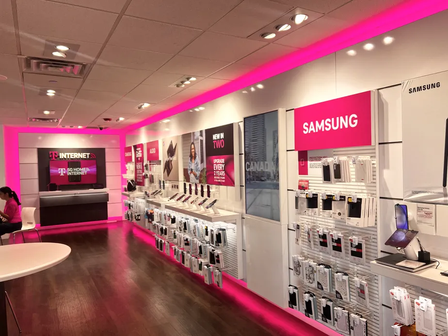 Interior photo of T-Mobile Store at South Bay, Dorchester, MA