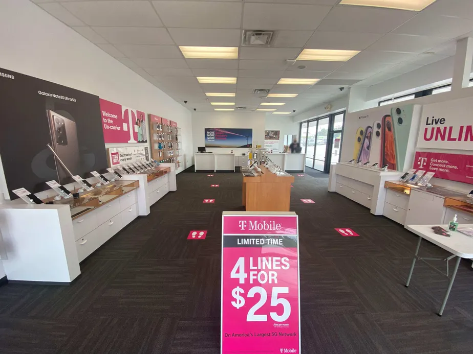 Interior photo of T-Mobile Store at N State Route 291 & Timber Dr, Harrisonville, MO