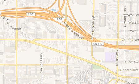 map of 762 Tennessee St Redlands, CA 92374