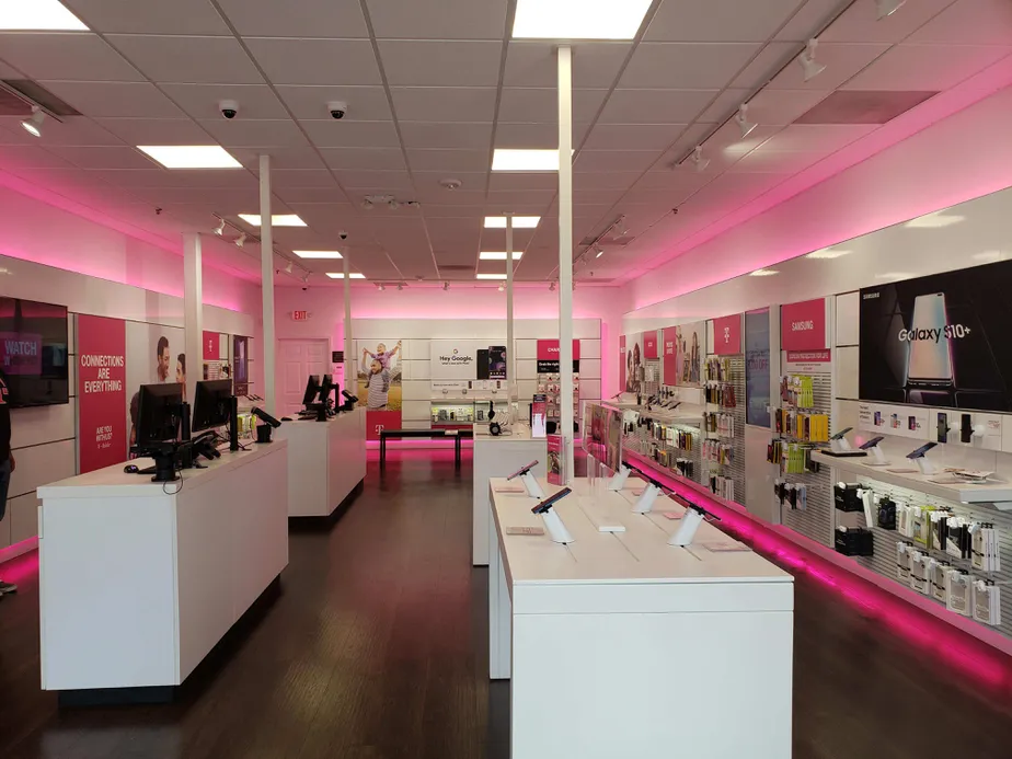Interior photo of T-Mobile Store at S Tryon St & Steele Creek Rd, Charlotte, NC
