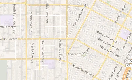 map of 2200 W. Pico Blvd Los Angeles, CA 90006