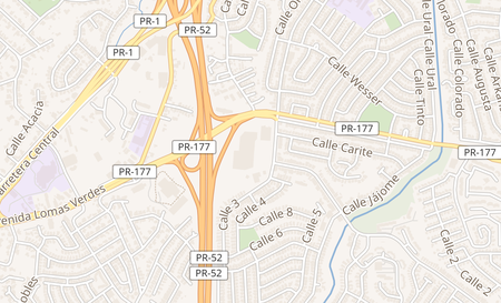 map of 9410 Ave Los Romeros San Juan, PR 00926