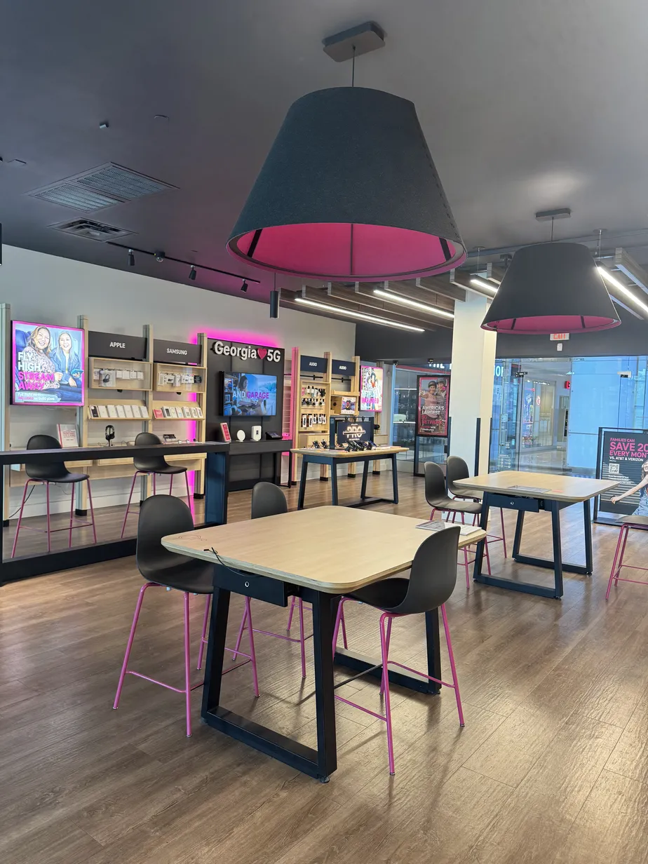  Interior photo of T-Mobile Store at Lenox Mall, Atlanta, GA 