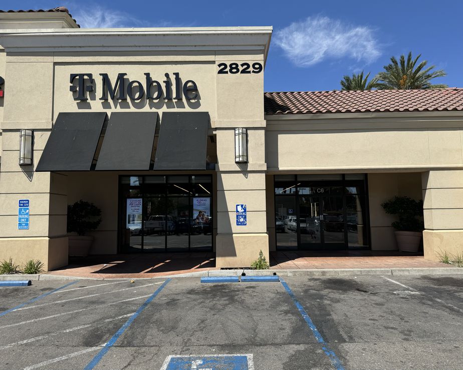 Exterior photo of T-Mobile Store at March Ln - Home Depot Center, Stockton, CA