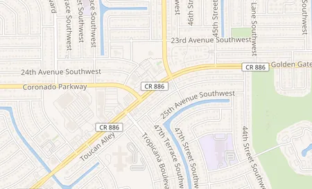 map of 4724 Golden Gate Parkway Unit C Naples, FL 34116