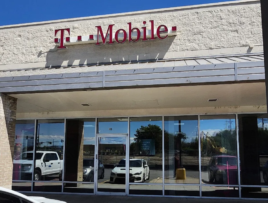  Exterior photo of T-Mobile Store at S Sheridan & W Dartmouth, Denver, CO 