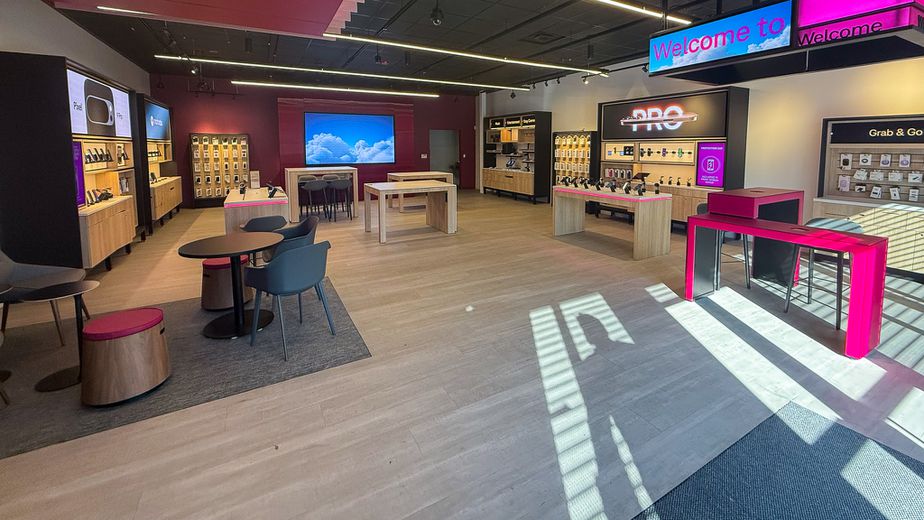 Interior photo of T-Mobile Store at ABQ Uptown, Albuquerque, NM