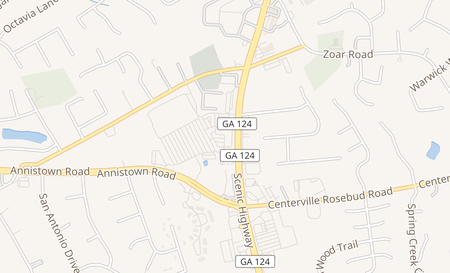 map of 3425 Centerville Hwy, suite 3H Snellville, GA 30039