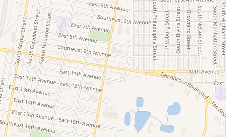 map of 1914 SE 10th Ave Amarillo, TX 79102