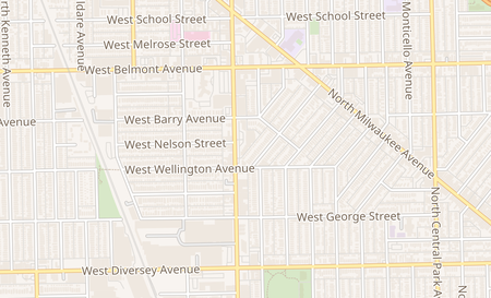 map of 3027 N. Pulaski Rd. Chicago, IL 60641
