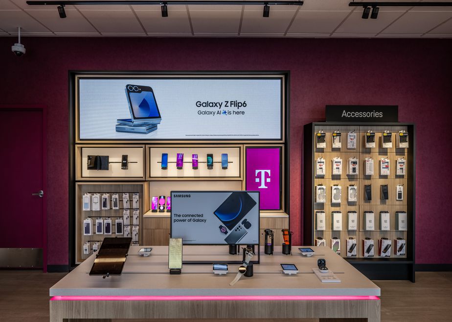 Interior photo of T-Mobile Store at 6th & Pearl, Tacoma, WA
