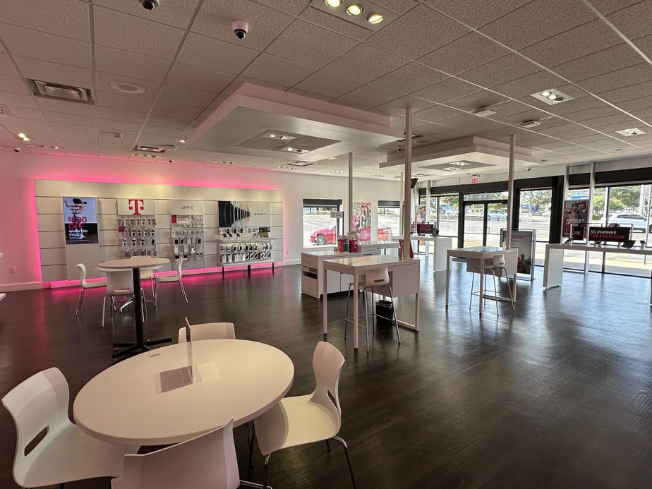 Interior photo of T-Mobile Store at Forest Lane & Abrams, Dallas, TX