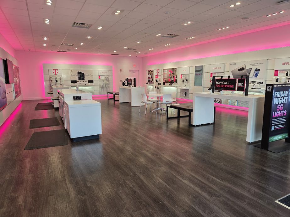 Interior photo of T-Mobile Store at College Mall, Bloomington, IN