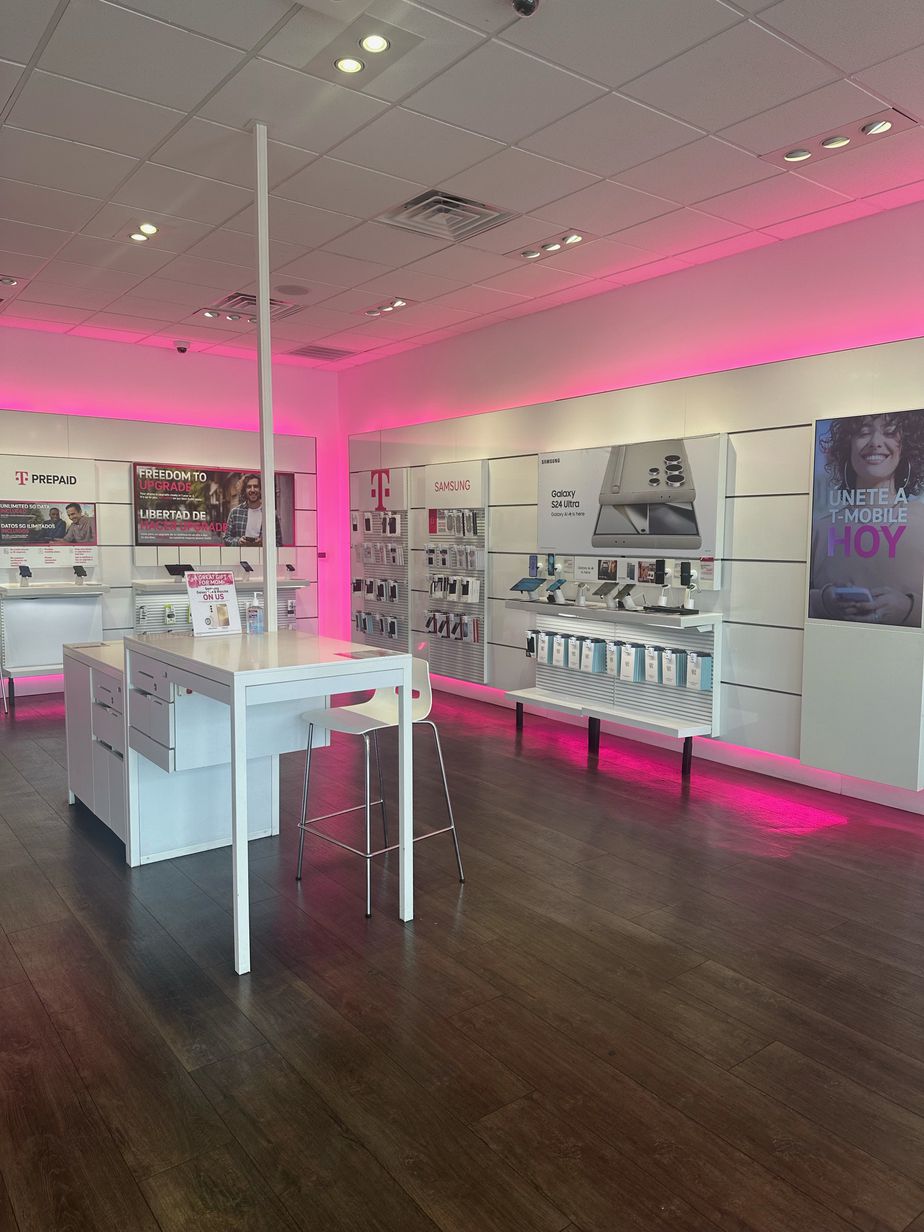 Interior photo of T-Mobile Store at Bob Bullock & Clark, Laredo, TX
