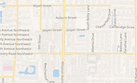 map of 1360 Missouri Ave N Largo, FL 33770