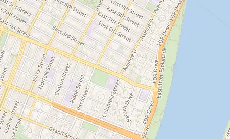 map of 300 East 2nd Street New York, NY 10009