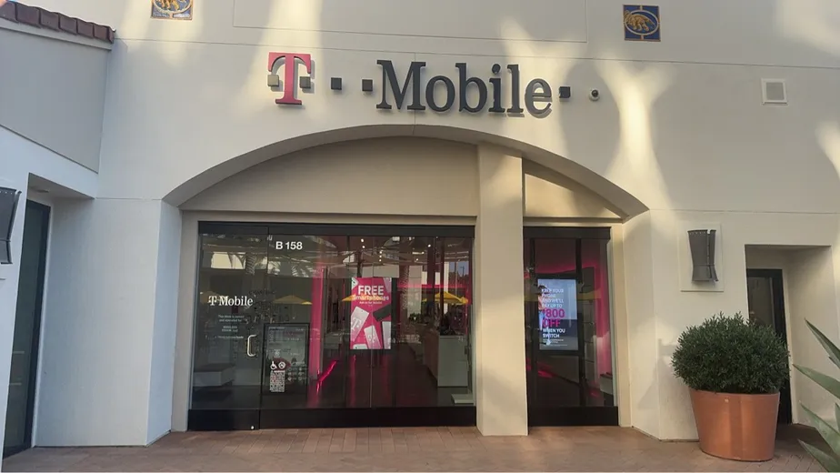  Exterior photo of T-Mobile Store at Campus & Bridge, Irvine, CA 