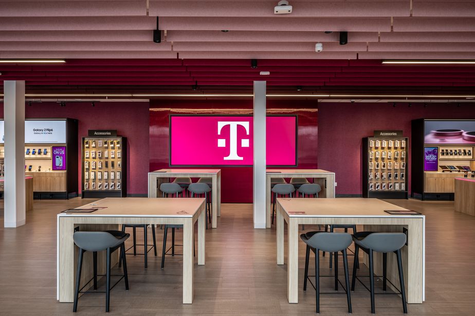 Interior photo of T-Mobile Store at 6th & Pearl, Tacoma, WA
