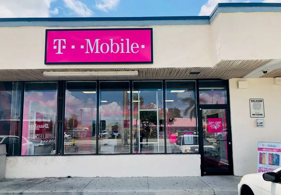 Exterior photo of T-Mobile store at Nw 7th Ave & Nw 148th St, Miami, FL