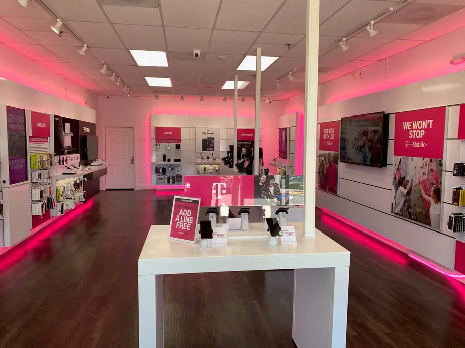 Interior photo of T-Mobile Store at New Hampshire Ave & Briggs Chaney, Silver Spring, MD