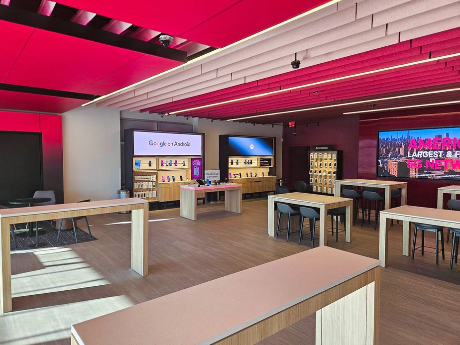 Interior photo of T-Mobile Store at Westgate Marketplace, Oklahoma City, OK