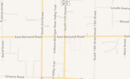 map of 2707 S 11th St Niles, MI 49120