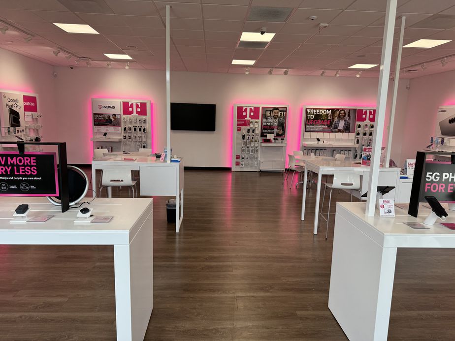 Interior photo of T-Mobile Store at Main & Centennial, Lindale, TX