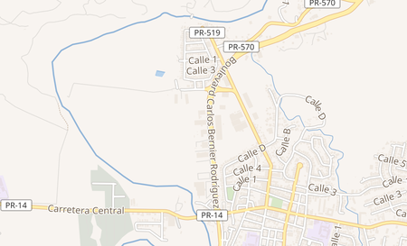 map of 100 Carr 149 Juana Diaz, PR 00795