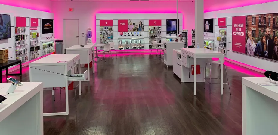Interior photo of T-Mobile Store at Briarwood Mall, Ann Arbor, MI