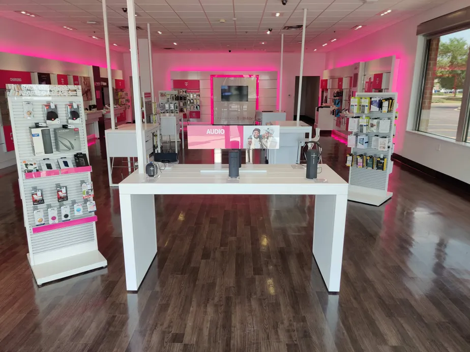 Interior photo of T-Mobile Store at Rt 50 & St. George Rd, Bourbonnais, IL