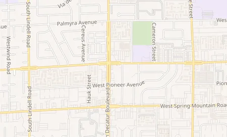 map of 3300 S Decatur Blvd Ste 5 Las Vegas, NV 89102