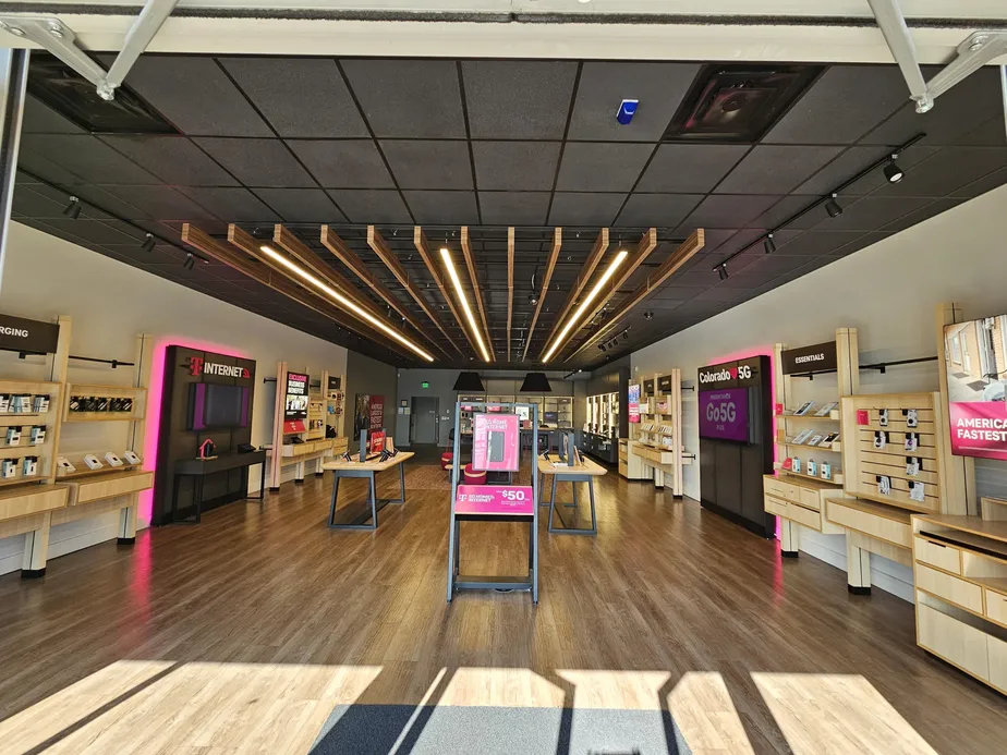 Interior photo of T-Mobile Store at Brentwood Center, Denver, CO