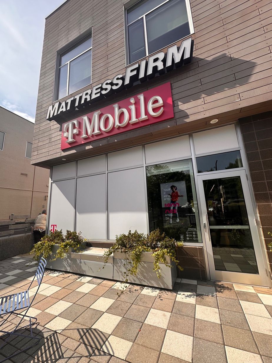 Exterior photo of T-Mobile Store at Boylston St & Holly Ln, Chestnut Hill, MA