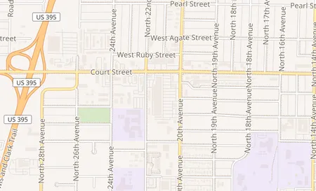 map of 1408 N. 20th Ave Suite D Pasco, WA 99301
