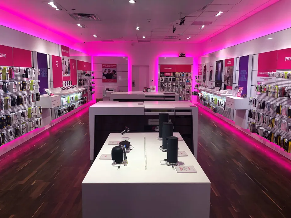 Interior photo of T-Mobile Store at Katy Mills Mall, Katy, TX