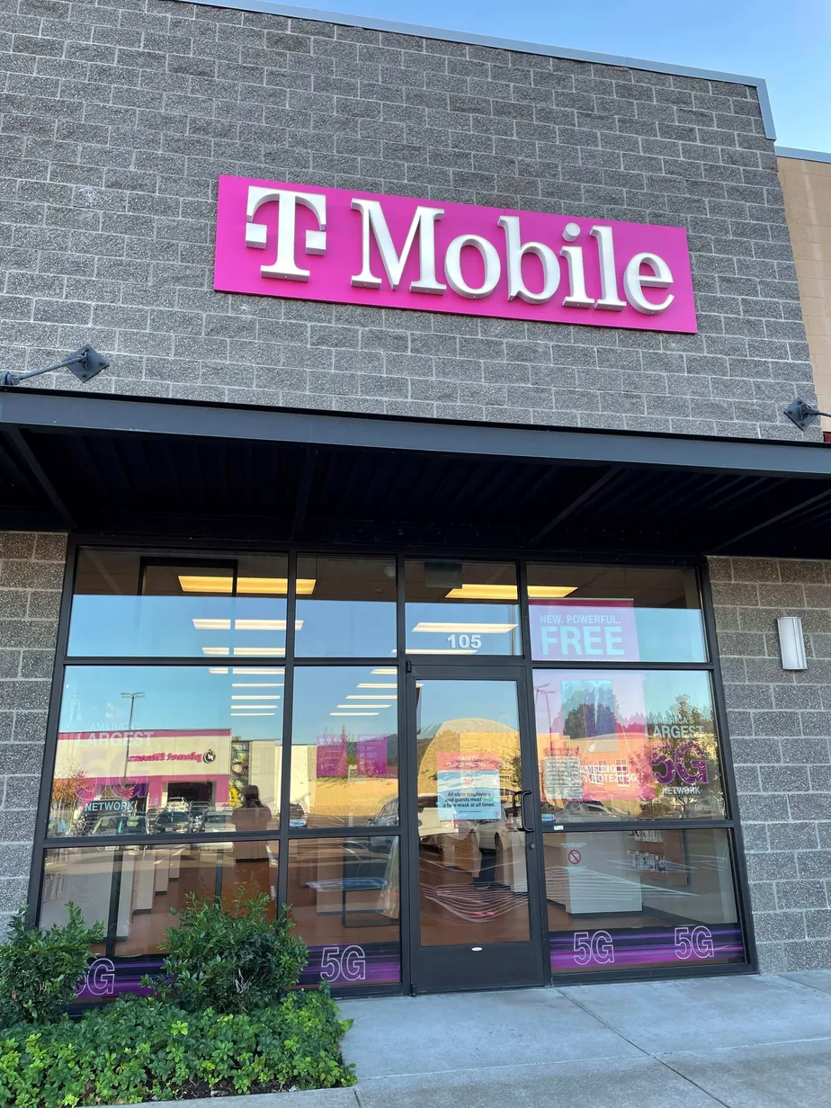  Exterior photo of T-Mobile store at 9th St & Nw Division Pl, Corvallis, OR 