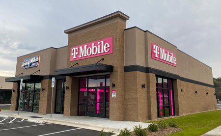 Exterior photo of T-Mobile Store at Broad & Rockingham, Rockingham, NC
