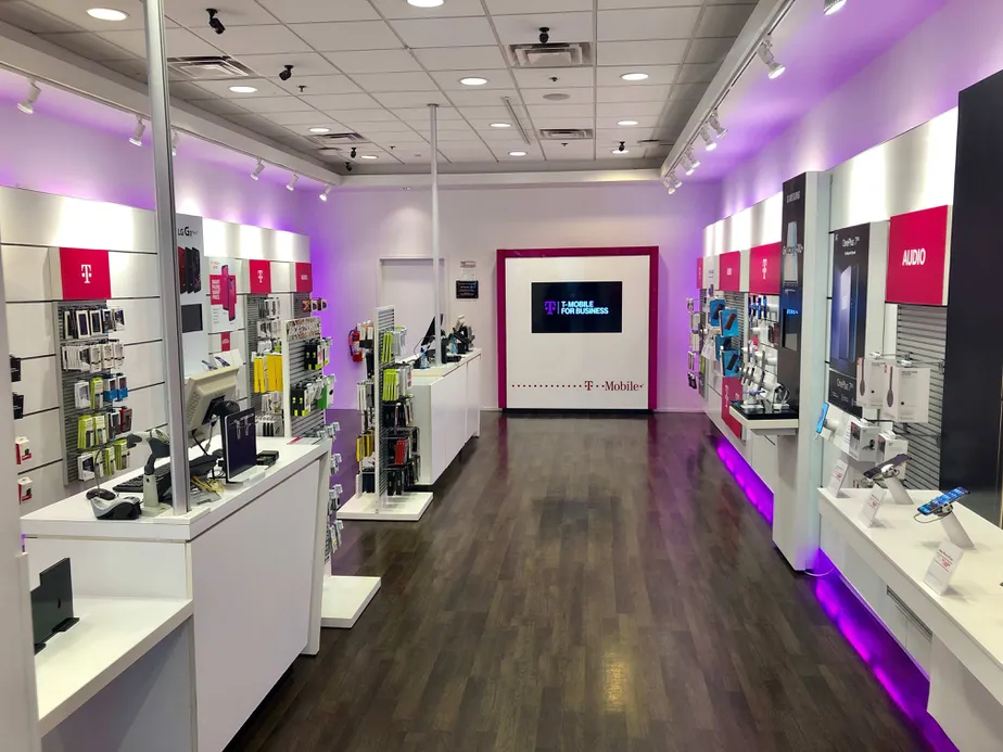 Interior photo of T-Mobile Store at Southpark Mall 9, San Antonio, TX