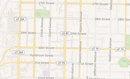 map of 2941 Washington Blvd Ogden, UT 84401