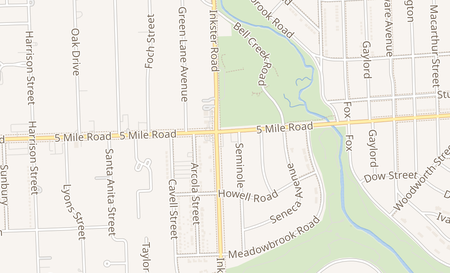map of 15134 Inkster Rd. Redford, MI 48239