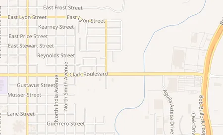 map of 3502 Clark Blvd Suite 105 Laredo, TX 78043