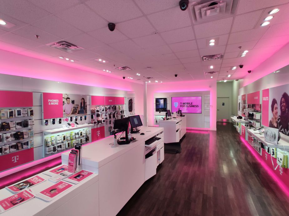 Interior photo of T-Mobile Store at W Sam Houston Pkwy & West Rd, Houston, TX