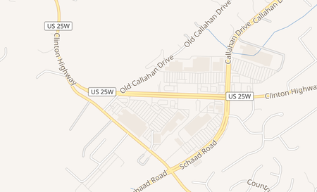 map of 6739 Clinton Hwy A-110 Knoxville, TN 37912