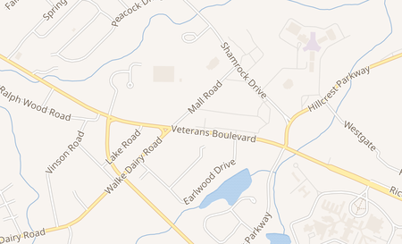 map of 2005 Veterans Blvd Ste A11 Dublin, GA 31021
